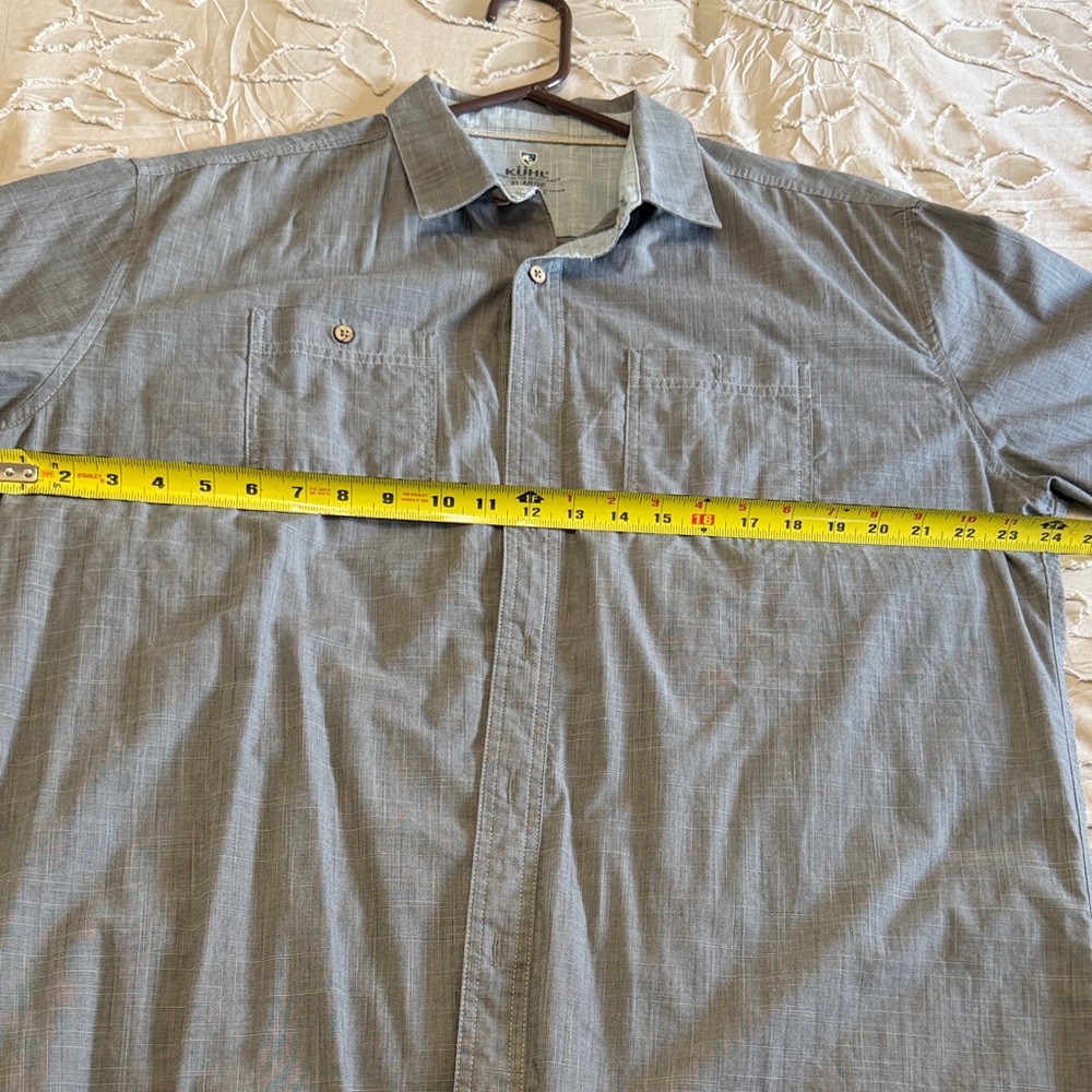 Kuhl Men's Casual Gray Button-Down Shirt